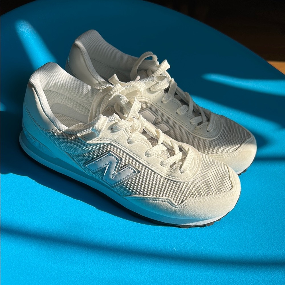 New Balance Cream Athletic Shoes
